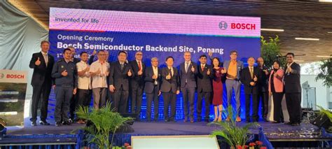 [Press Release] Bosch Opens New Semiconductor Backend Site .